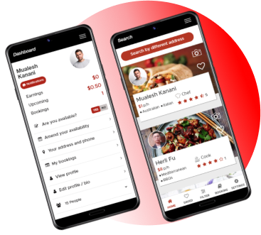 Location-Based On-Demand Chef Application
